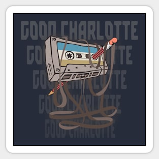 Good Charlotte Cassette Sticker